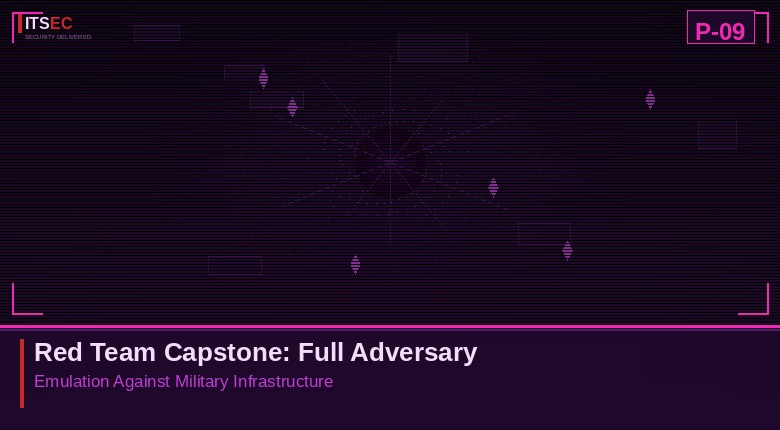 P-09 - Red Team Capstone: Full Adversary Emulation Against Military Infrastructure