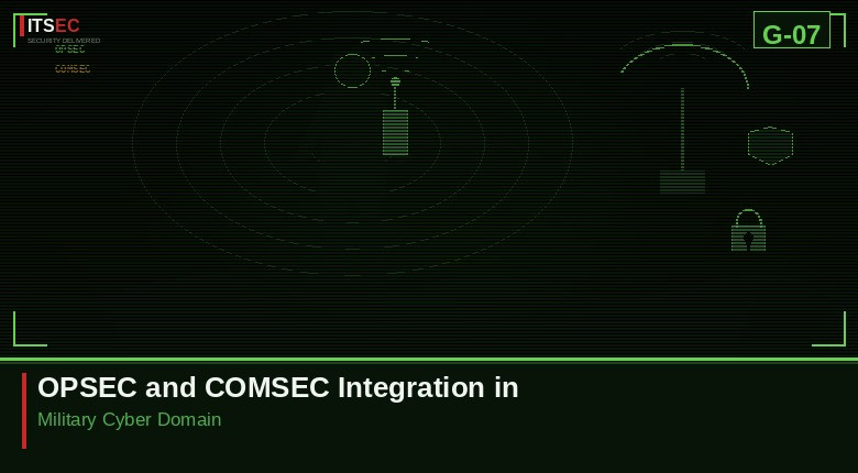 OPSEC and COMSEC Integration in Military Cyber Domain