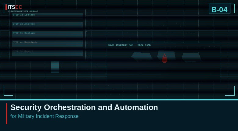 B-04 - Security Orchestration and Automation for Military Incident Response