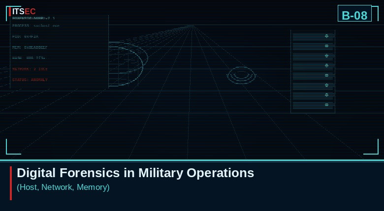 B-08 - Digital Forensics in Military Operations (Host, Network, Memory)
