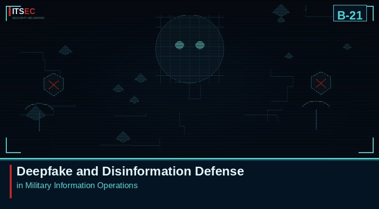 B-21 - Deepfake and Disinformation Defense in Military Information Operations